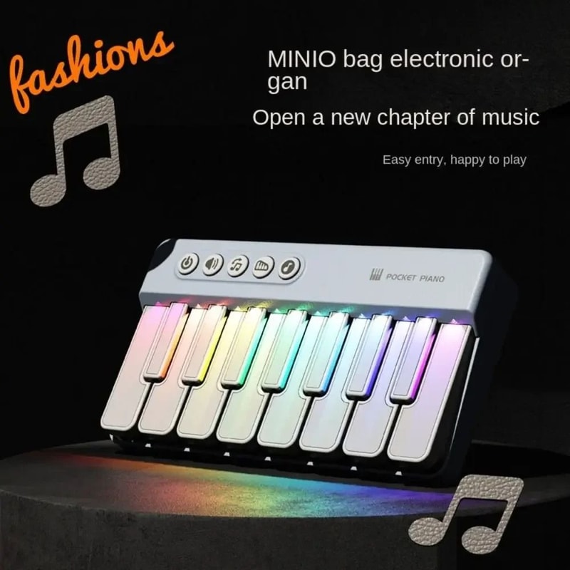 Mini Pocket Electronic Piano Keyboard Portable Educational Music Toy 10