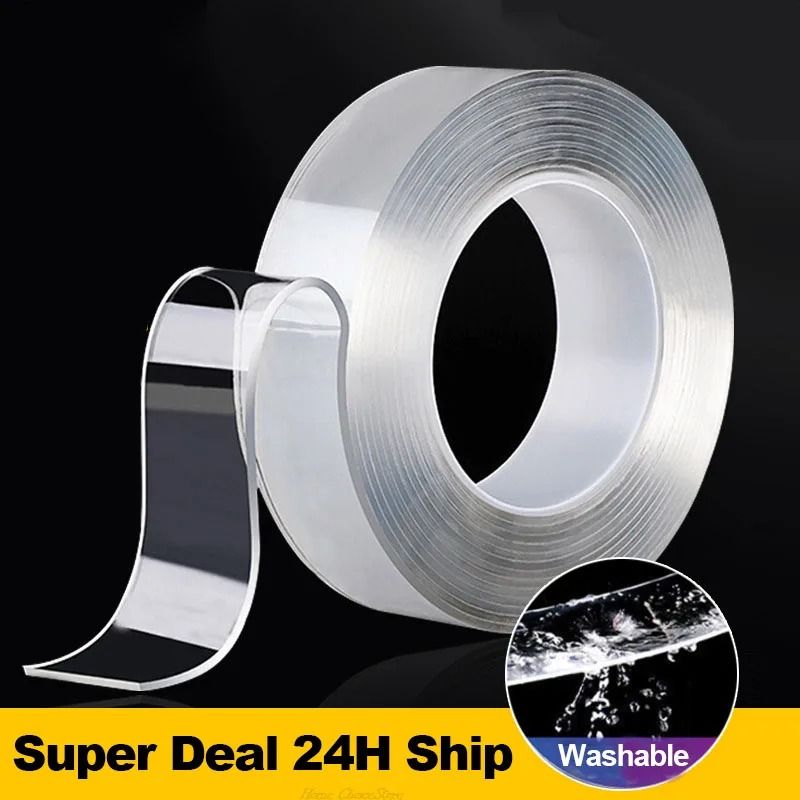 Nano Tape Super Strong Double Sided Reusable Waterproof Adhesive 3