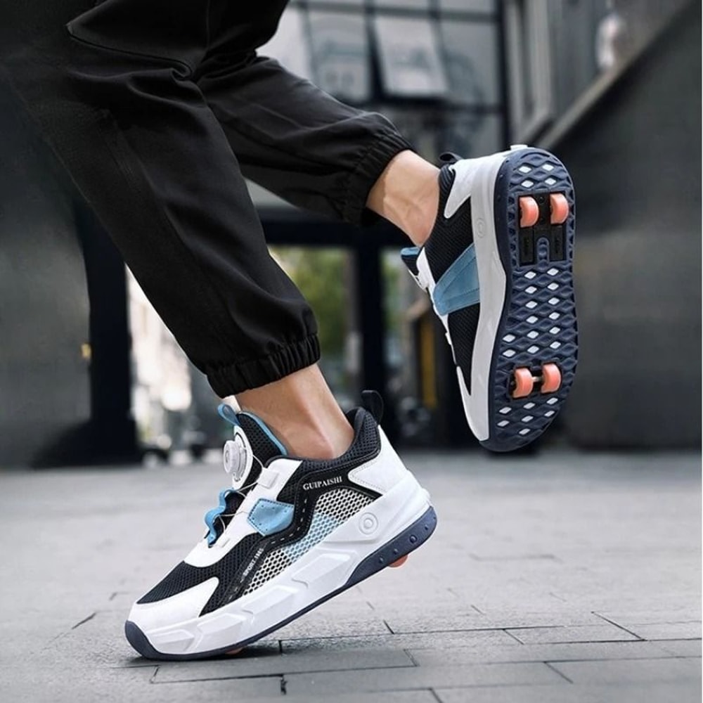 2 In 1 Removable Wheel Roller Skate Shoes For Kids 4