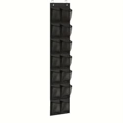 over the door shoe rack hanging organizer with large mesh pockets