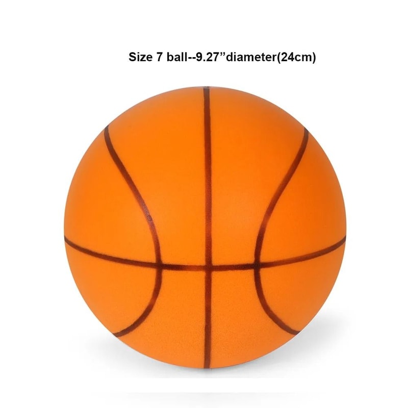 Silent Indoor Dribbling Basketball High Bounce Foam Training Ball 4