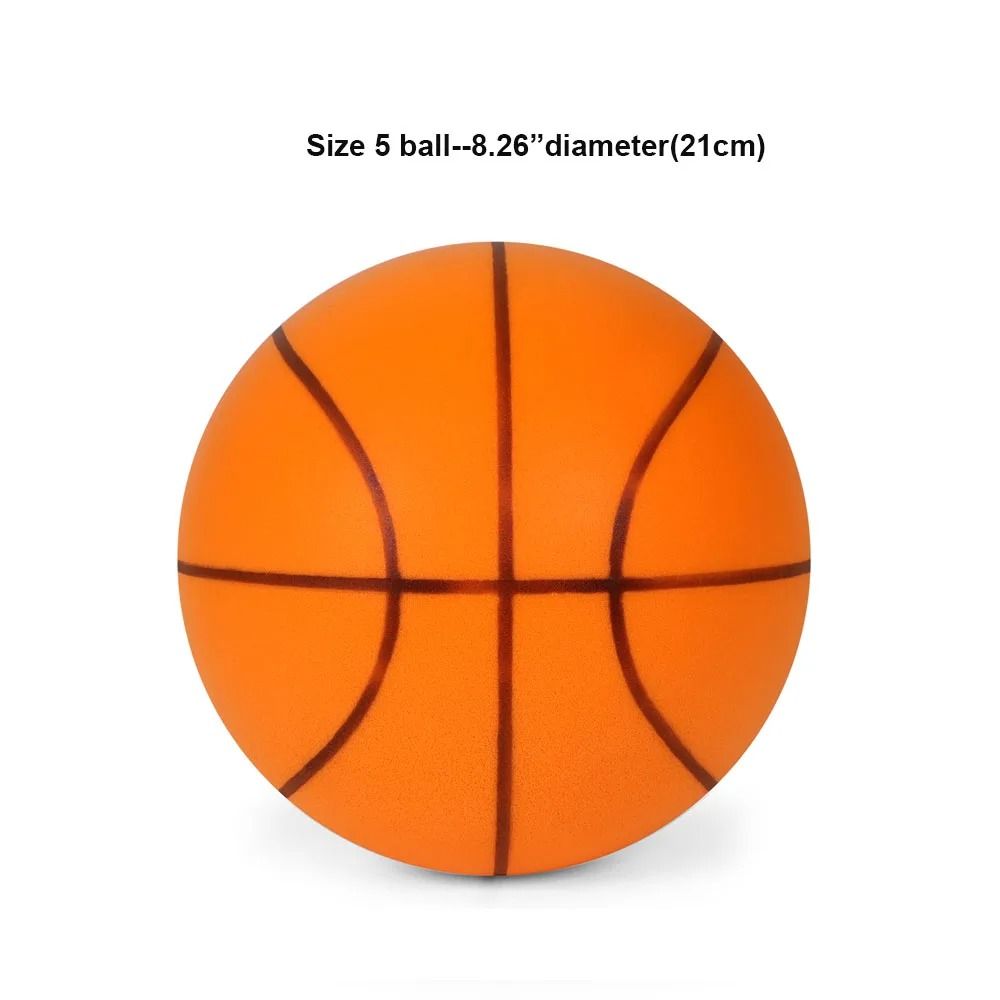 Silent Indoor Dribbling Basketball High Bounce Foam Training Ball 3