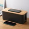 Bamboo Wood Cable Management Box Power Strip And Cord Organizer 0