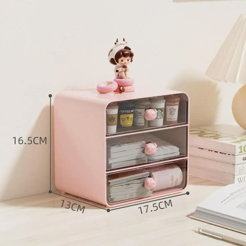 Multi Functional Desktop Drawer Organizer Box With Pen Holder 4