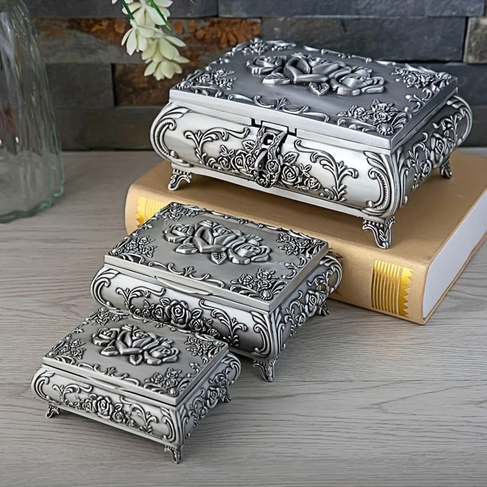 Luxury Large Capacity Jewelry Storage Box With Secure Lock 6