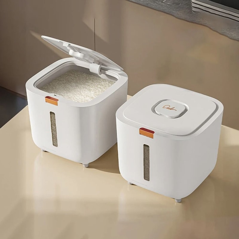 Airtight Insect Proof Rice Storage Box With Lid 5KG 10KG 3