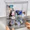 Clear Acrylic Figure Display Cabinet Large Capacity Dustproof Organizer 0
