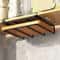 Under Cabinet Hanging Kitchen Organizer Rack With Hooks 1