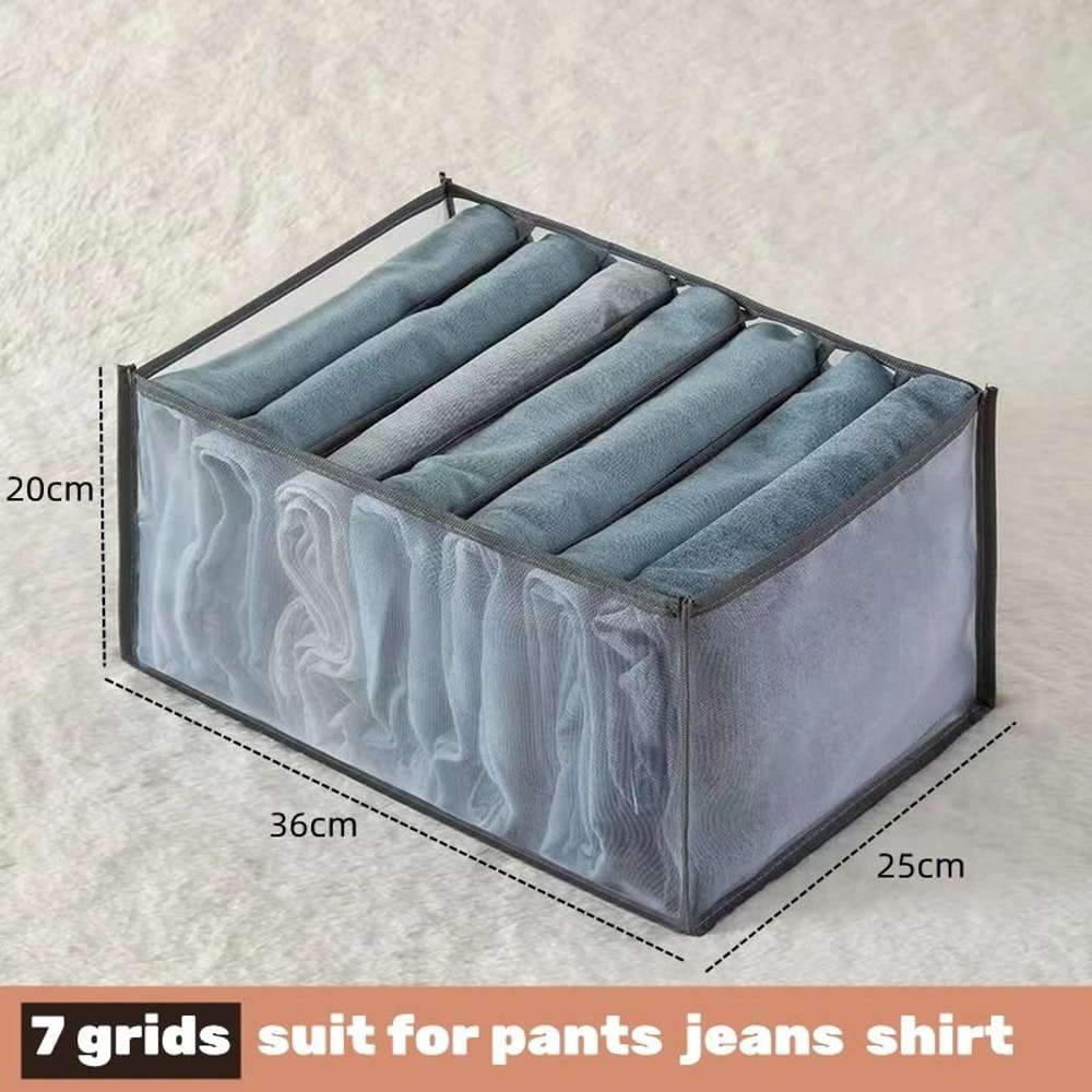 Drawer Clothes Organizer Box With Dividers For Underwear Socks And Jeans 4