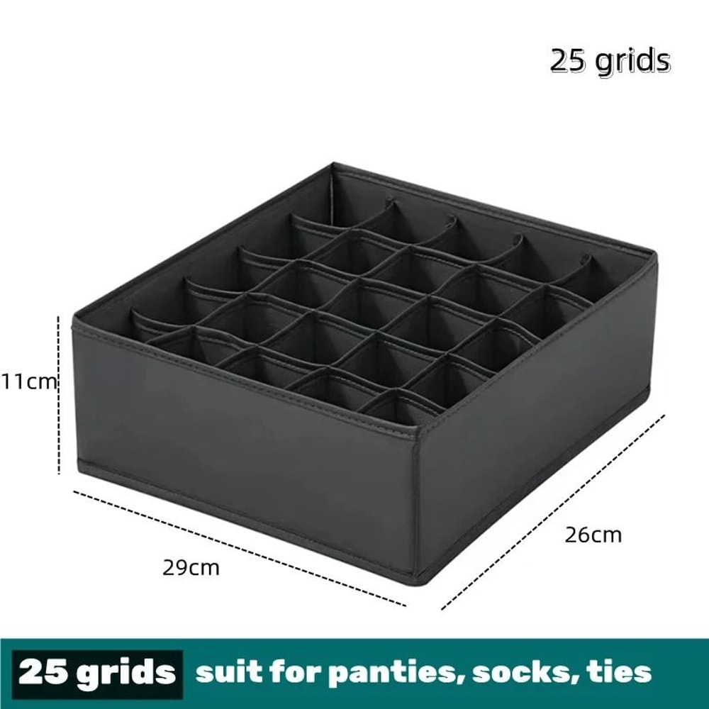 Drawer Clothes Organizer Box With Dividers For Underwear Socks And Jeans 22