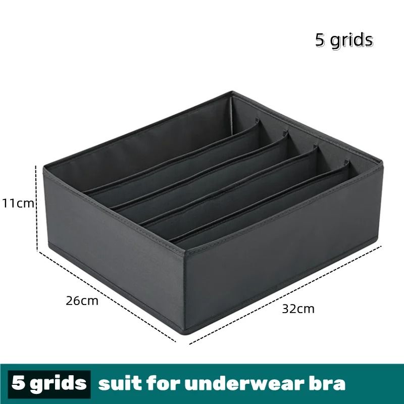 Drawer Clothes Organizer Box With Dividers For Underwear Socks And Jeans 13