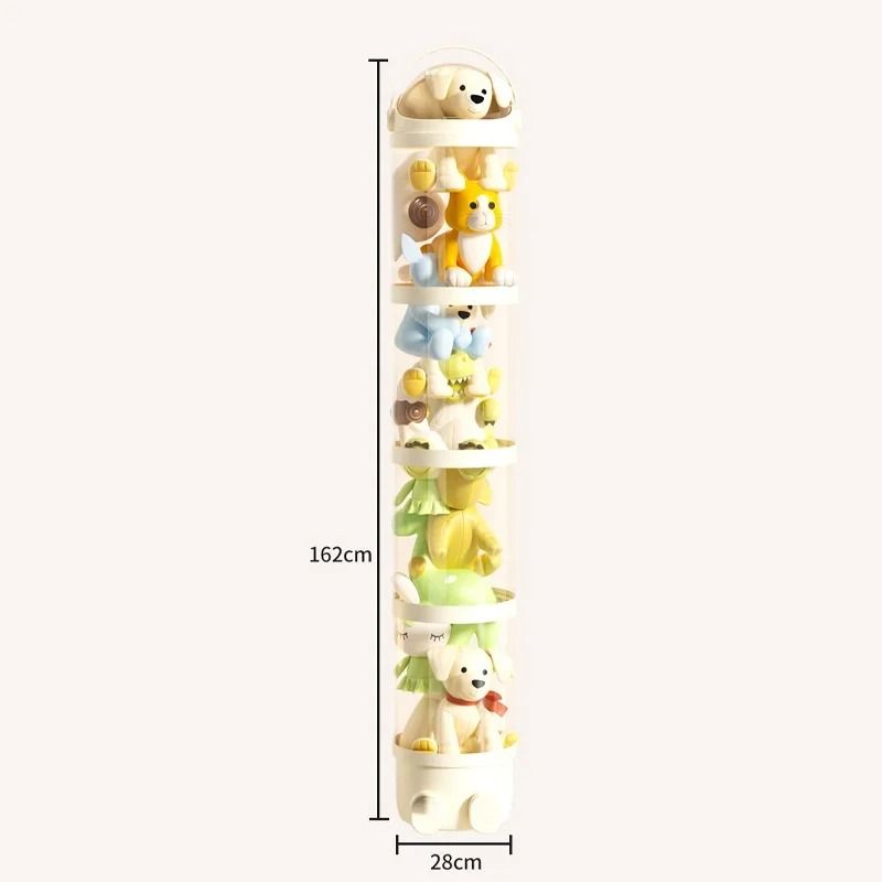 Transparent Plush Toy Storage Tube Organizer For Dolls And Stuffed Animals 3