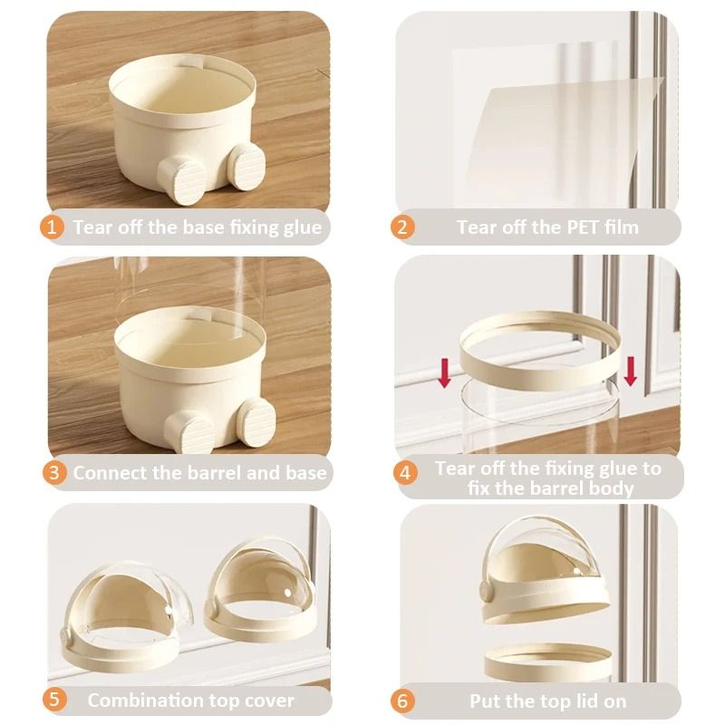 Transparent Plush Toy Storage Tube Organizer For Dolls And Stuffed Animals 7