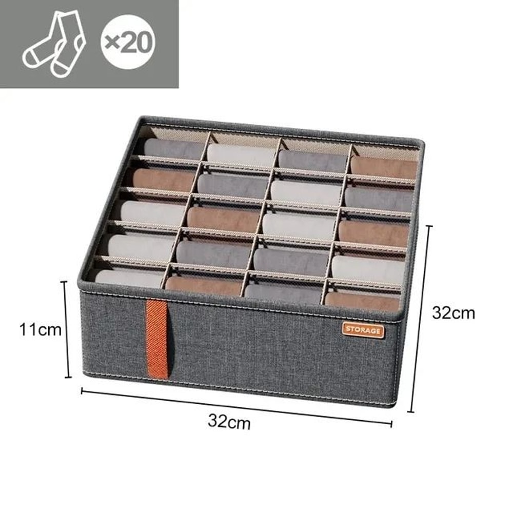 Drawer Underwear Organizer And Socks Storage Box For Wardrobe 5