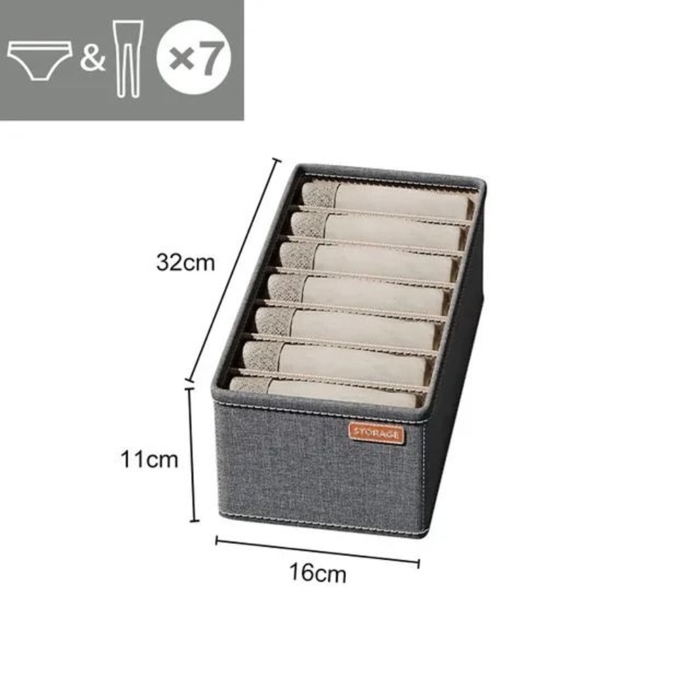 Drawer Underwear Organizer And Socks Storage Box For Wardrobe 3