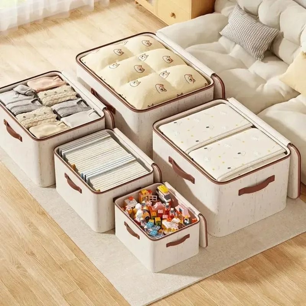 Heavy Duty Hard Shell Storage Box With Lid And Zipper Closure 5