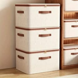 heavy duty hard shell storage box with lid and zipper closure