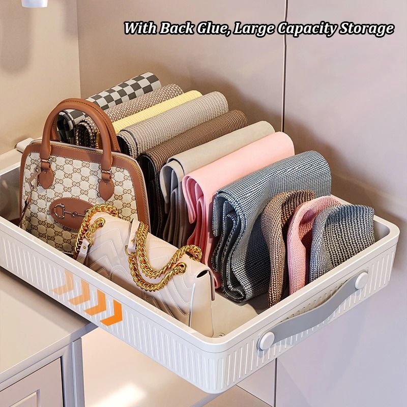 Pull Out Sliding Cabinet Organizer Tray With Handle And Rail 4