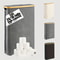 Foldable Bamboo Toilet Paper Storage Box With Anti Slip Base 3