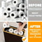 Foldable Bamboo Toilet Paper Storage Box With Anti Slip Base 4