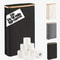 Foldable Bamboo Toilet Paper Storage Box With Anti Slip Base 1