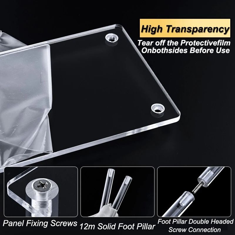 Multi Layer Acrylic Display Stand Transparent Trapezoid Shelf 13