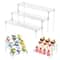 Multi Layer Acrylic Display Stand Transparent Trapezoid Shelf 0