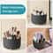 360 Rotating Makeup Brush Holder Organizer With 5 Slot Storage 13