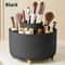 360 Rotating Makeup Brush Holder Organizer With 5 Slot Storage 12