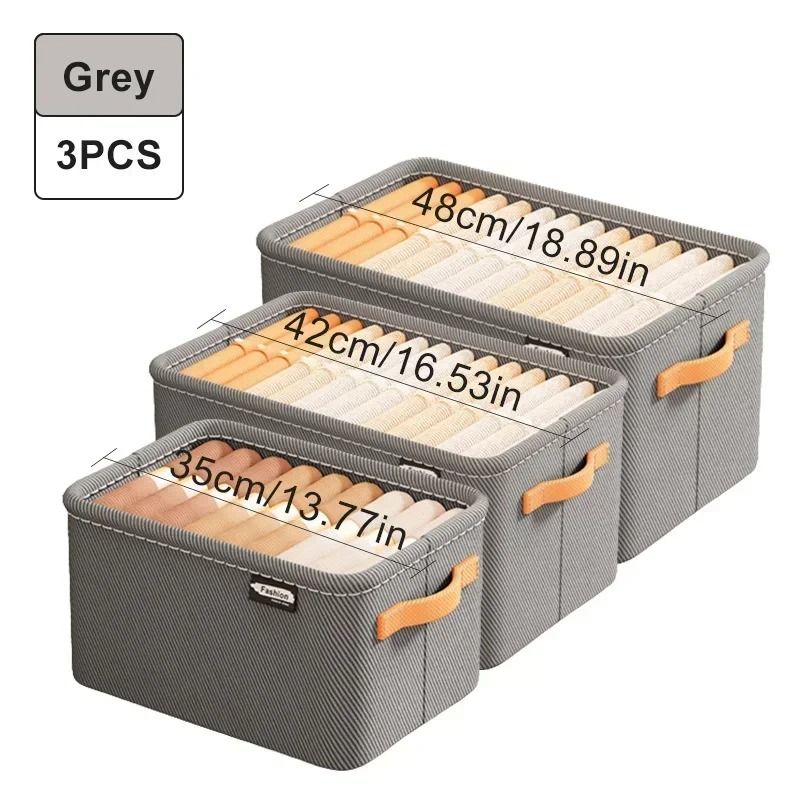 Thickened Clothes Organizer Box For Pants Sweaters And Jeans 12