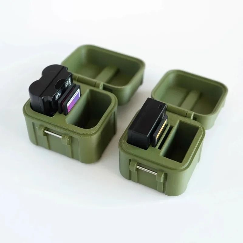 Shockproof Fujifilm Battery Storage Case With Memory Card Holder 1