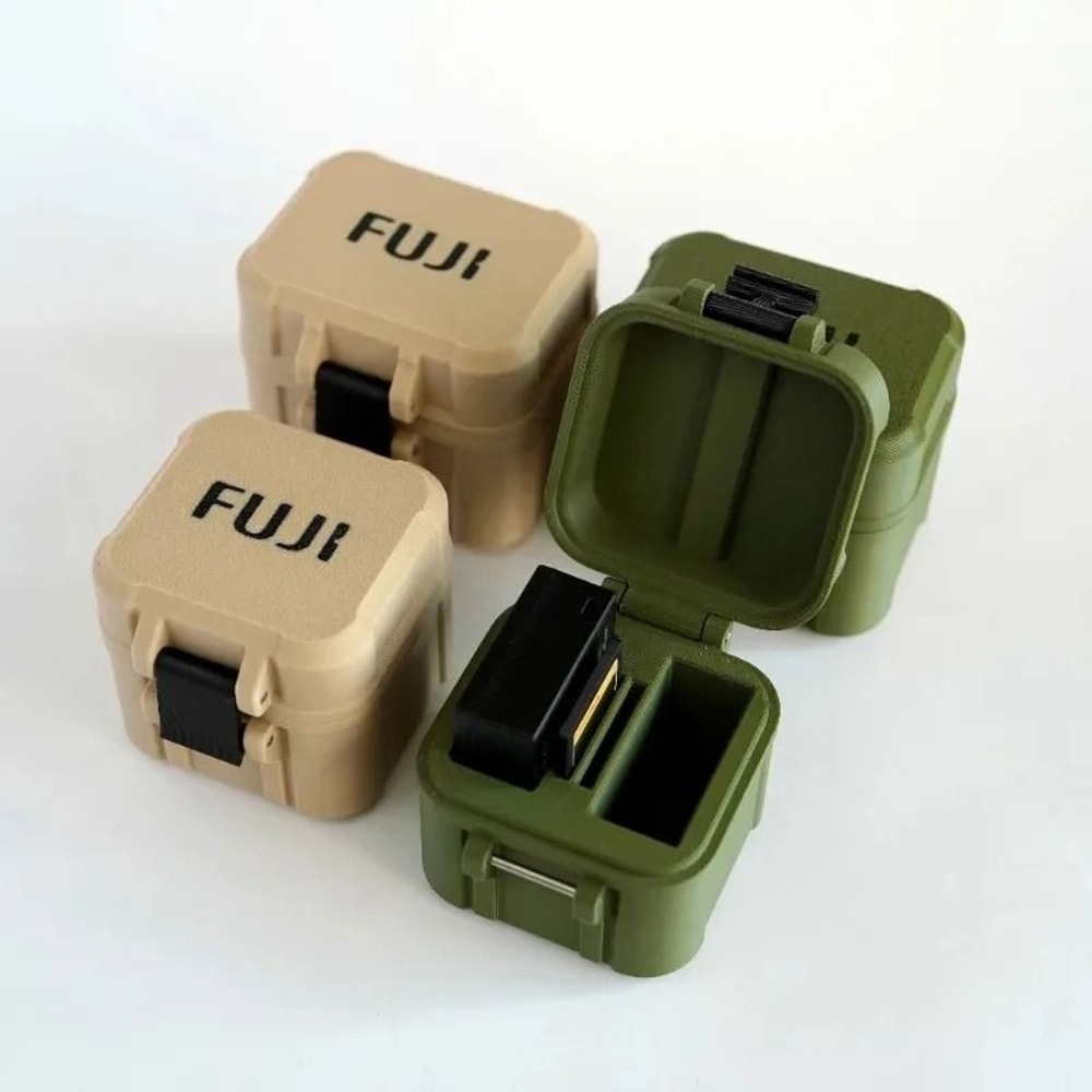 Shockproof Fujifilm Battery Storage Case With Memory Card Holder 5