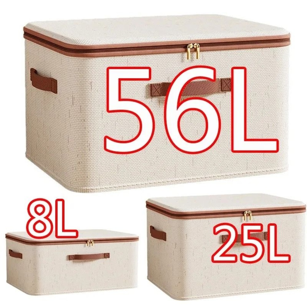 Heavy Duty Large Household Storage Box With Hard Shell And Lid 0