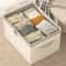 Large Capacity Clothing Storage Box With Lid Foldable Wardrobe Organizer 6