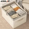 Large Capacity Clothing Storage Box With Lid Foldable Wardrobe Organizer 9