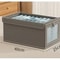 Large Foldable Canvas Storage Box With Clear Window For Closet Organization 7