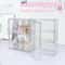 Transparent Acrylic Display Box For Labubu Dustproof Figure Organizer 10