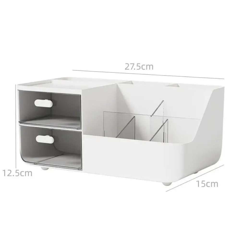 Cute Desktop Storage Box With Drawers For Cosmetics And Stationery 1