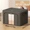 Portable Large Capacity Storage Box With Handles Foldable Dustproof Organizer 2
