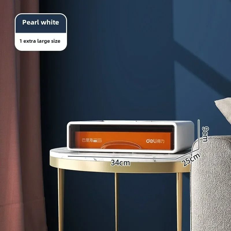 Stackable Plastic Desktop Organizer Drawer Dustproof Storage Box 2