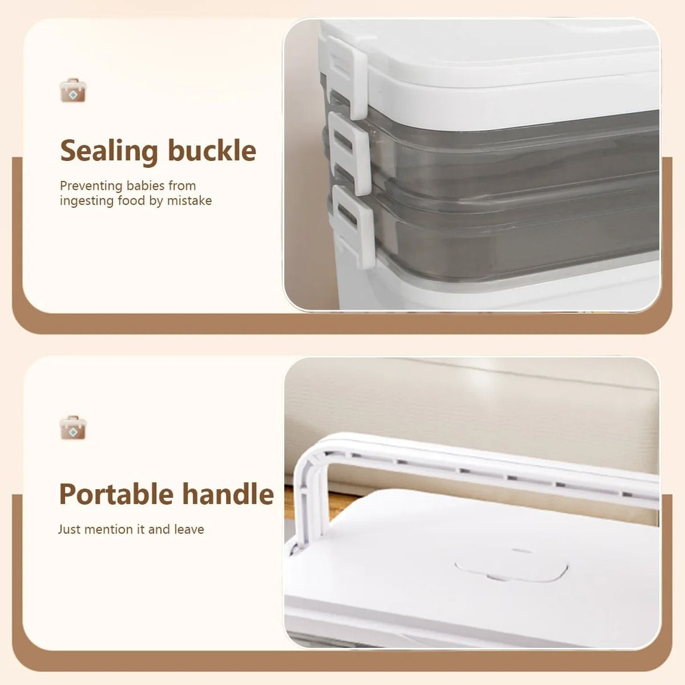 Portable Large Capacity Medicine Box Multi Layer First Aid Organizer 7