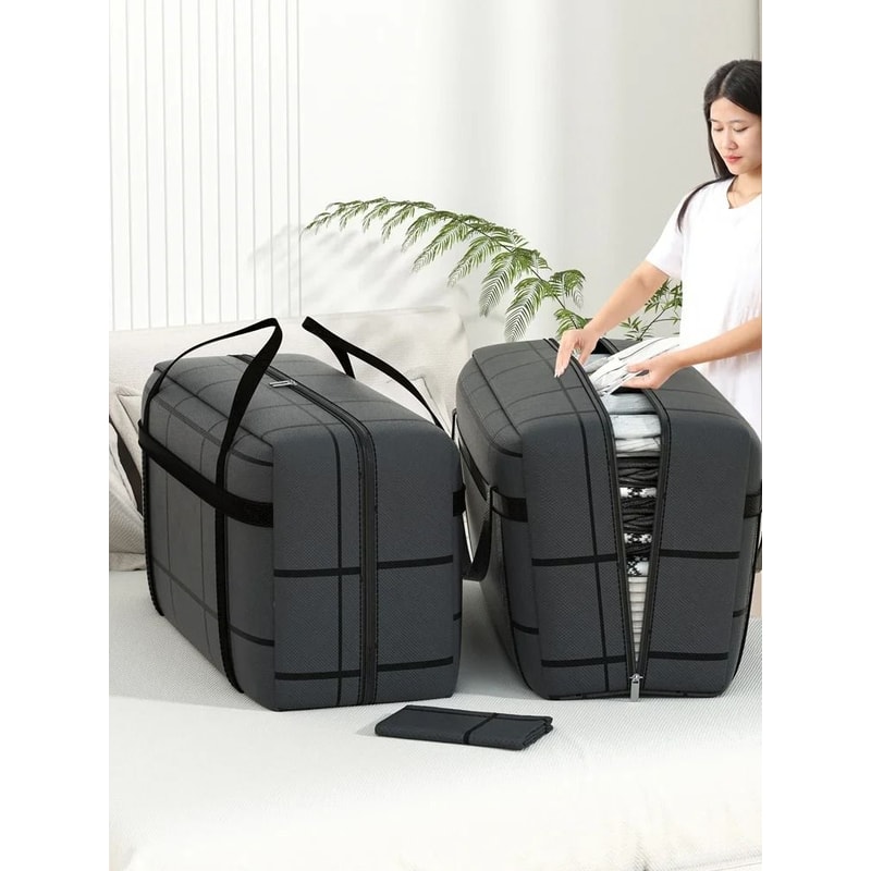 Large Capacity Portable Moving Storage Bag Foldable Duffel Organizer 10