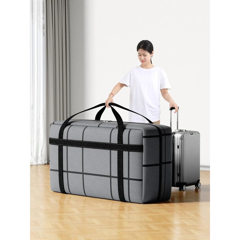 Large Capacity Portable Moving Storage Bag Foldable Duffel Organizer 13
