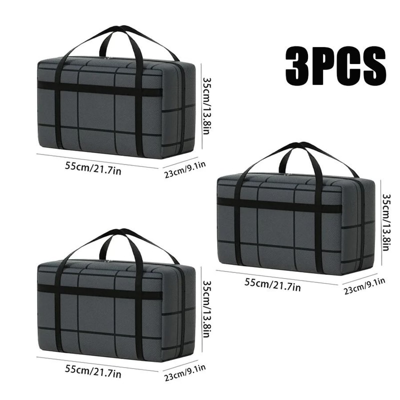 Large Capacity Portable Moving Storage Bag Foldable Duffel Organizer 5