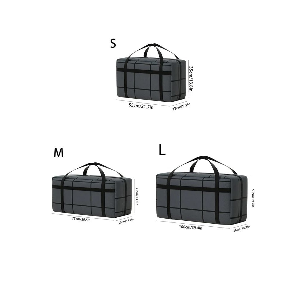 Large Capacity Portable Moving Storage Bag Foldable Duffel Organizer 8