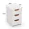 Chic 3 Tier Desk Organizer With Drawers Portable Storage Box 2