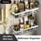 Stainless Steel Bathroom Storage Rack With Suction Cup Anti Rust Shower Shelf 15
