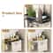 Stainless Steel Bathroom Storage Rack With Suction Cup Anti Rust Shower Shelf 24