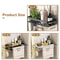 Stainless Steel Bathroom Storage Rack With Suction Cup Anti Rust Shower Shelf 24