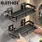 Stainless Steel Bathroom Storage Rack With Suction Cup Anti Rust Shower Shelf 25